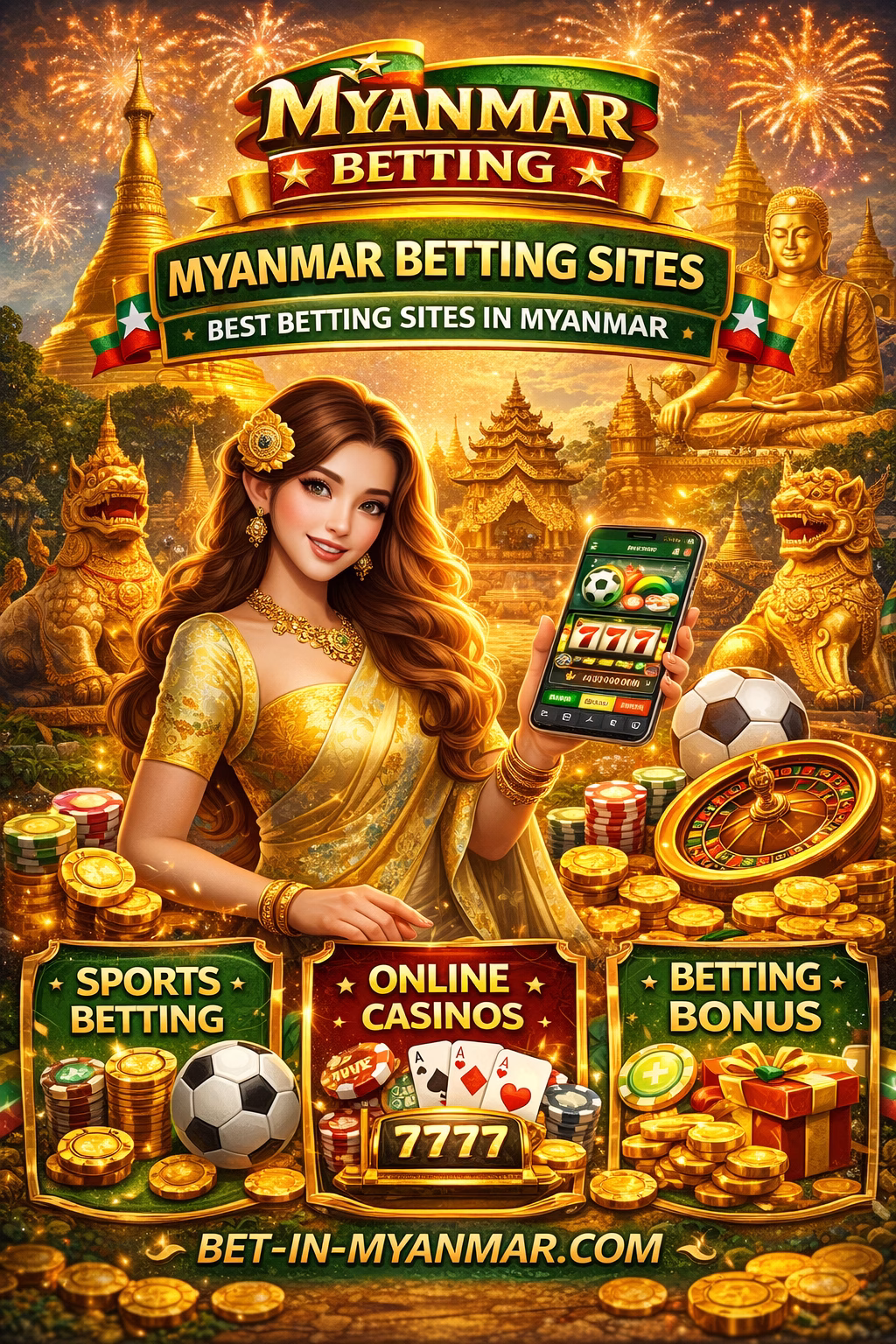 Myanmar Betting Sites 2026 – Best Online Betting Sites, 22Bet, 1xBet & Casino Guide 🇲🇲🎯