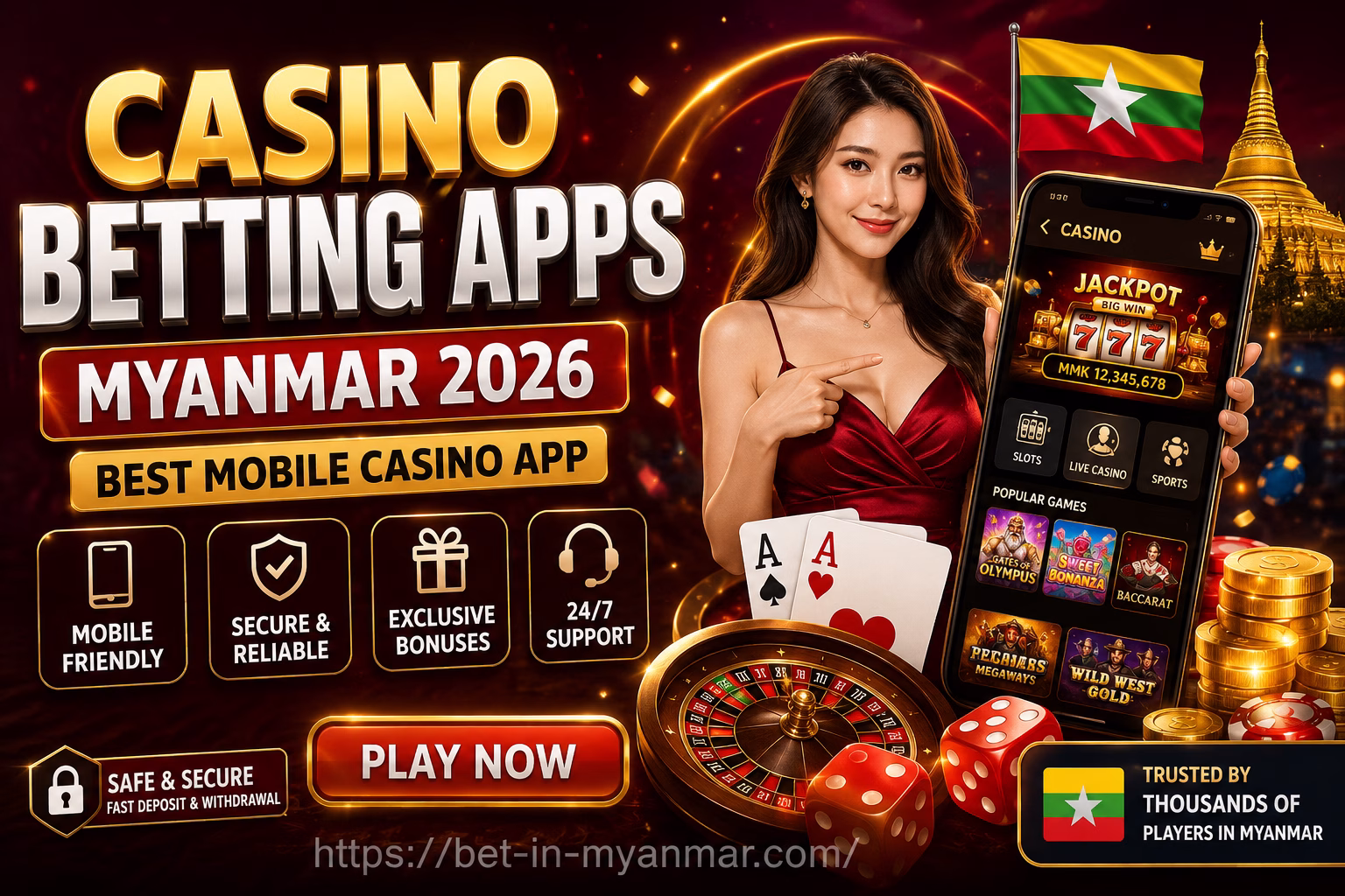 Casino Betting Apps Myanmar 2026 Best Mobile Casino Apps | ကာစီနို App မြန်မာ